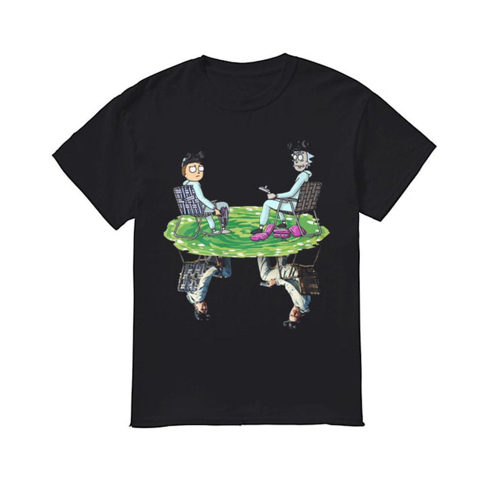 Rick And Morty Crossover Walter And Jesse Breaking Bad Shirt